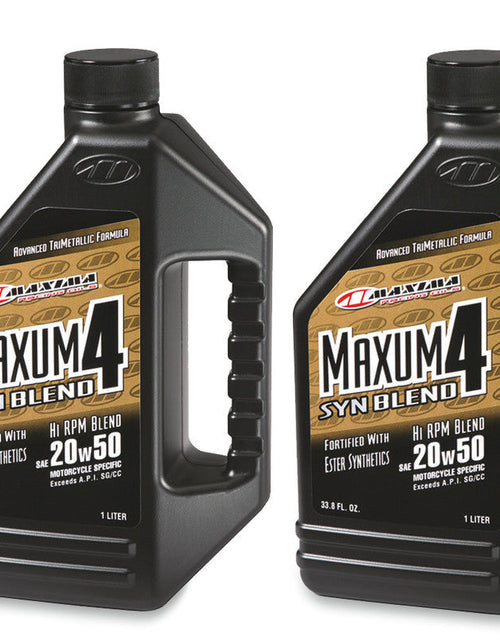 Load image into Gallery viewer, Maxima Racing Oils SYN BLEND 20W50 MAXUM4 SERIES (4)
