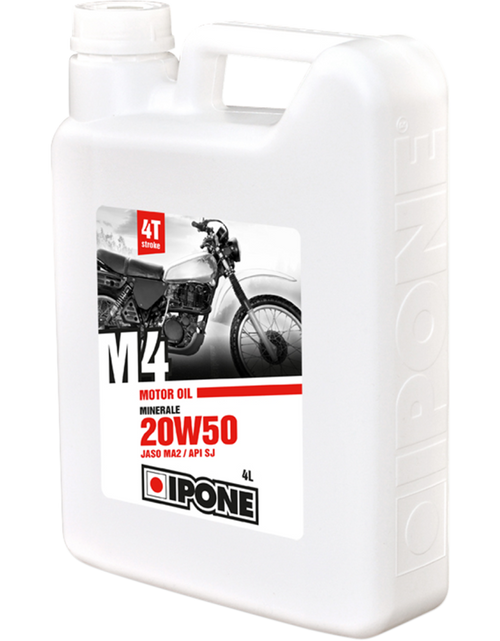 Load image into Gallery viewer, Ipone M4 Motor Oil Quality Mineral Lubricant 4-Stroke Motorcycles
