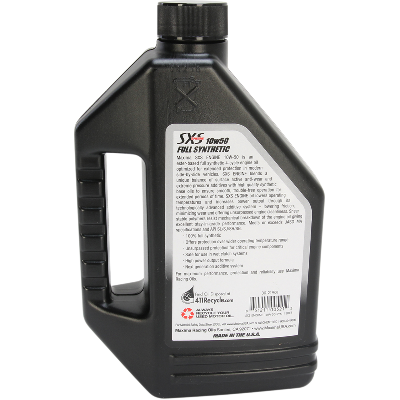 Maxima SXS Synthetic Engine Oil