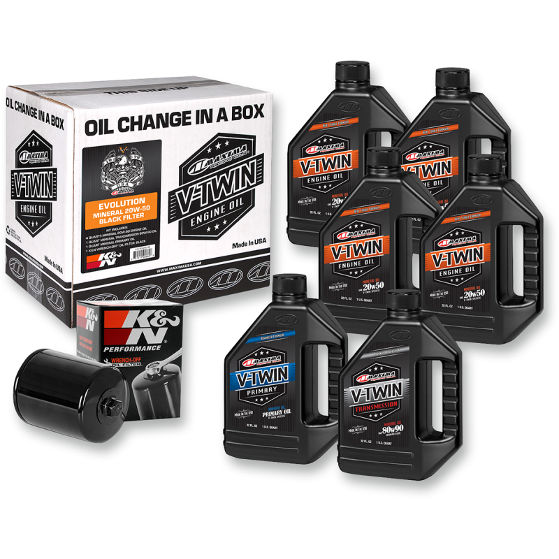 Maxima Racing Oils V-TWIN OIL MIN. BLACK FILTER EVO (KIT)