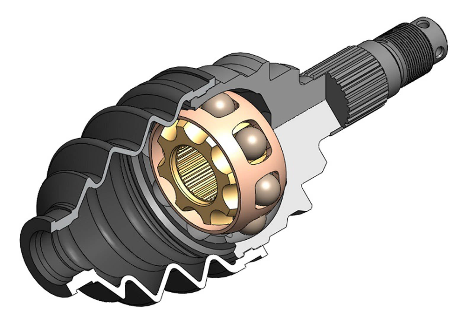 ATV CV/AXLE 8 BALL POL SPORTSMAN 400 - 800 07-12 FR BOTH