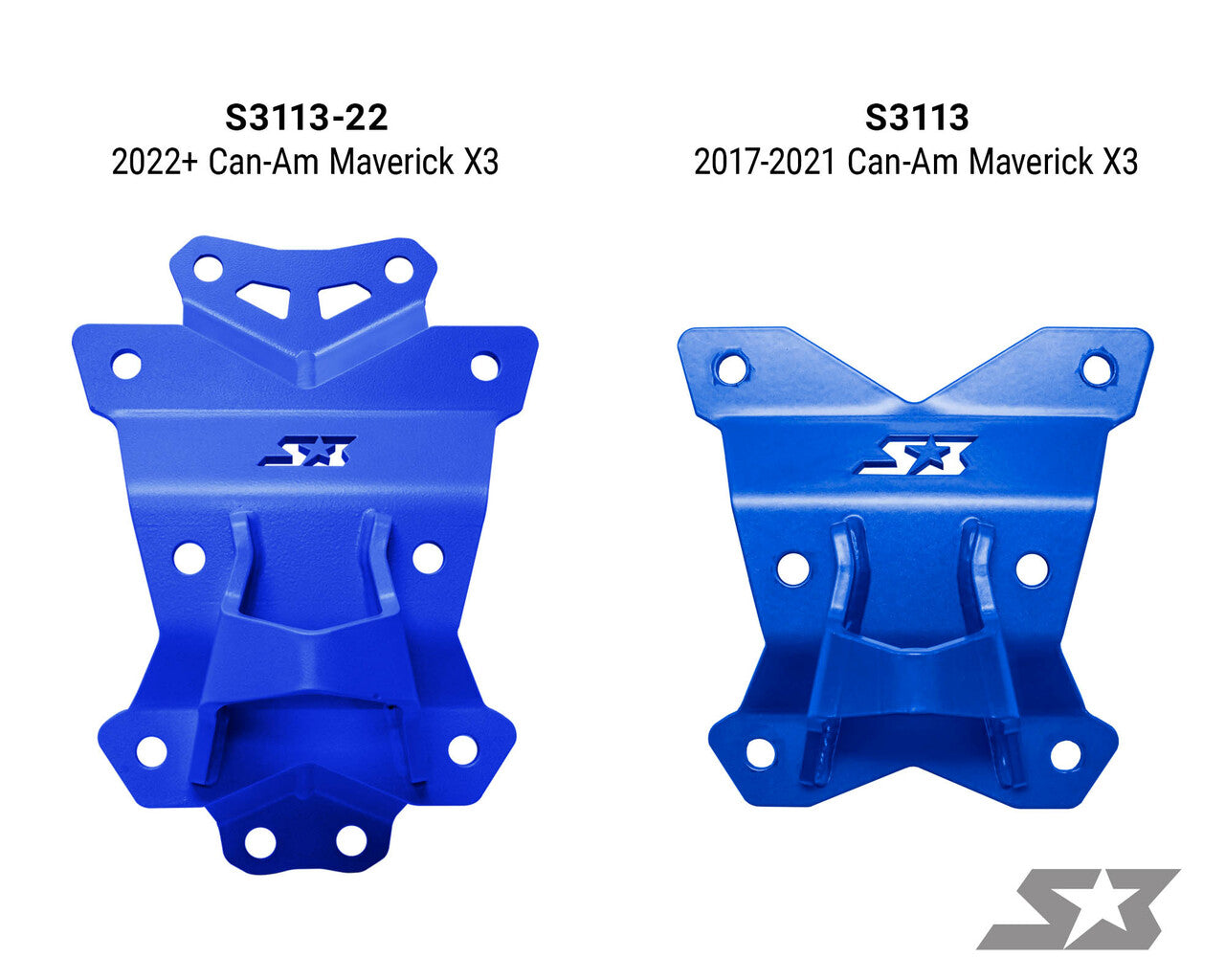 S3 Power Sports CAN-AM MAVERICK X3 HD PULL PLATE