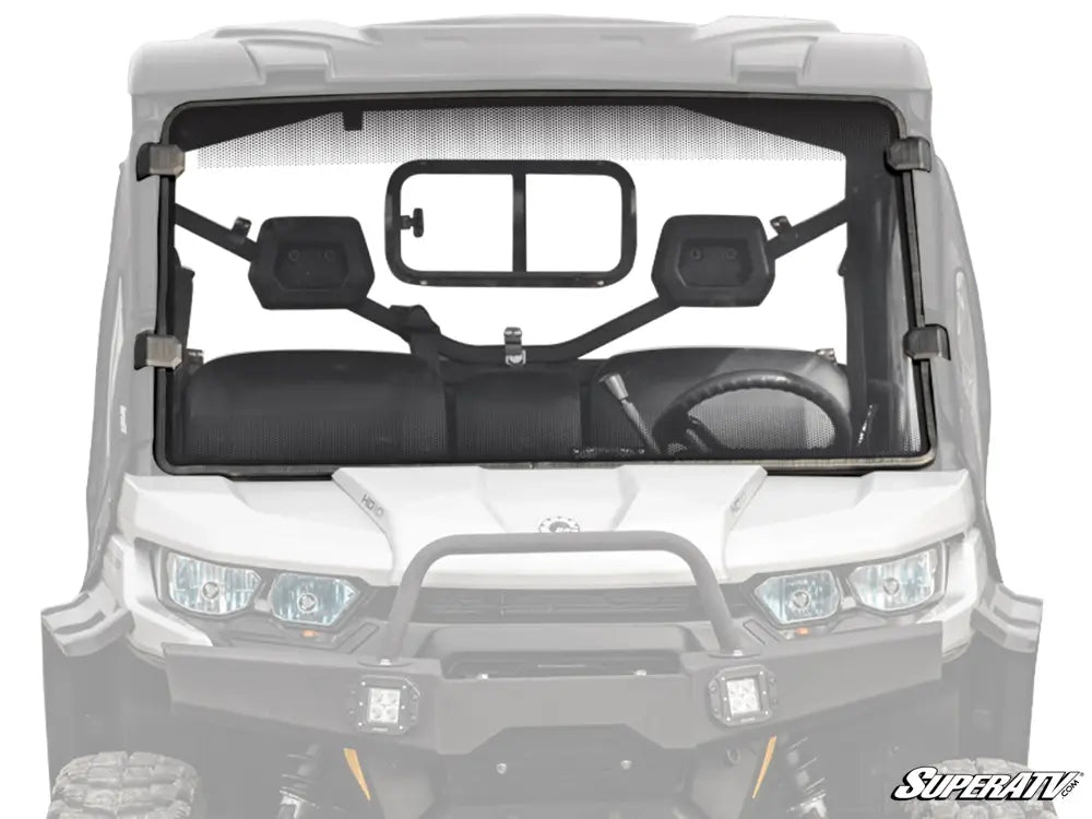 Can-am defender scratch resistant full windshield