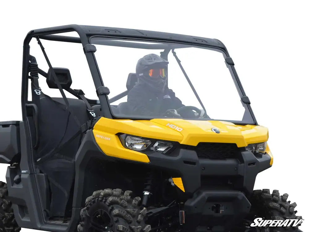 Can-am defender scratch resistant full windshield