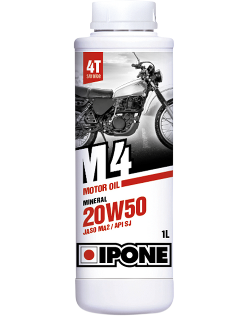 Load image into Gallery viewer, Ipone M4 Motor Oil Quality Mineral Lubricant 4-Stroke Motorcycles
