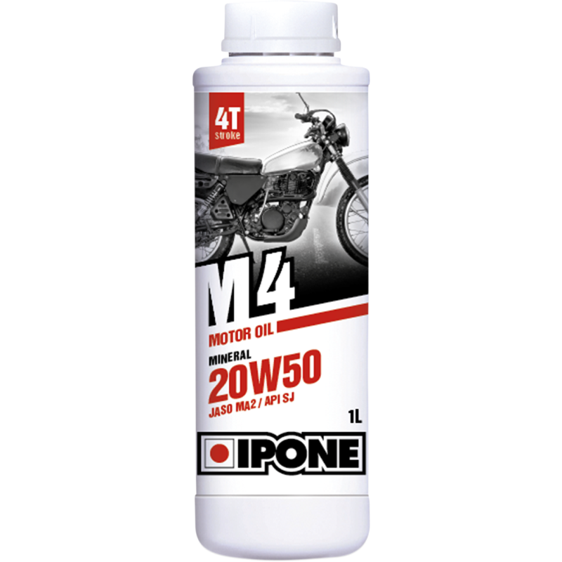 Ipone M4 Motor Oil Quality Mineral Lubricant 4-Stroke Motorcycles