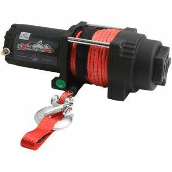 All Balls Racing 3500 LB Synthetic Rope Winch - 4 Bolt