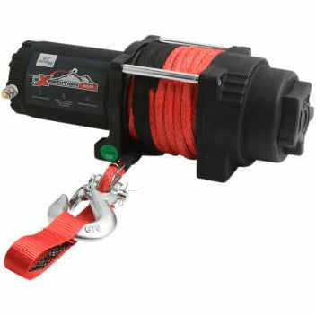 All Balls Racing 4500 LB Synthetic Rope Winch - 4 Bolt