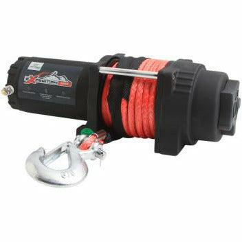 All Balls Racing 6000 LB Synthetic Rope Winch - 4 Bolt