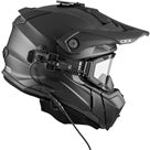 Load image into Gallery viewer, CKX Fiberglass Titan Orignal Electric Combo -Solid Mat Black Helmet
