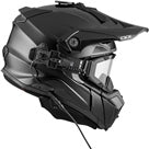 Load image into Gallery viewer, CKX Fiberglass Titan Orignal Electric Combo -Solid Glossy Black Helmet
