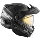 CKX Mission AMS Solid Carbon Mat-Double Lens Helmet