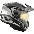 Load image into Gallery viewer, CKX Mission AMS Optic Glossy Grey- Electric Double Lens Helmet
