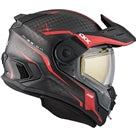 CKX Mission AMS Fury Red Double Lens Helmet