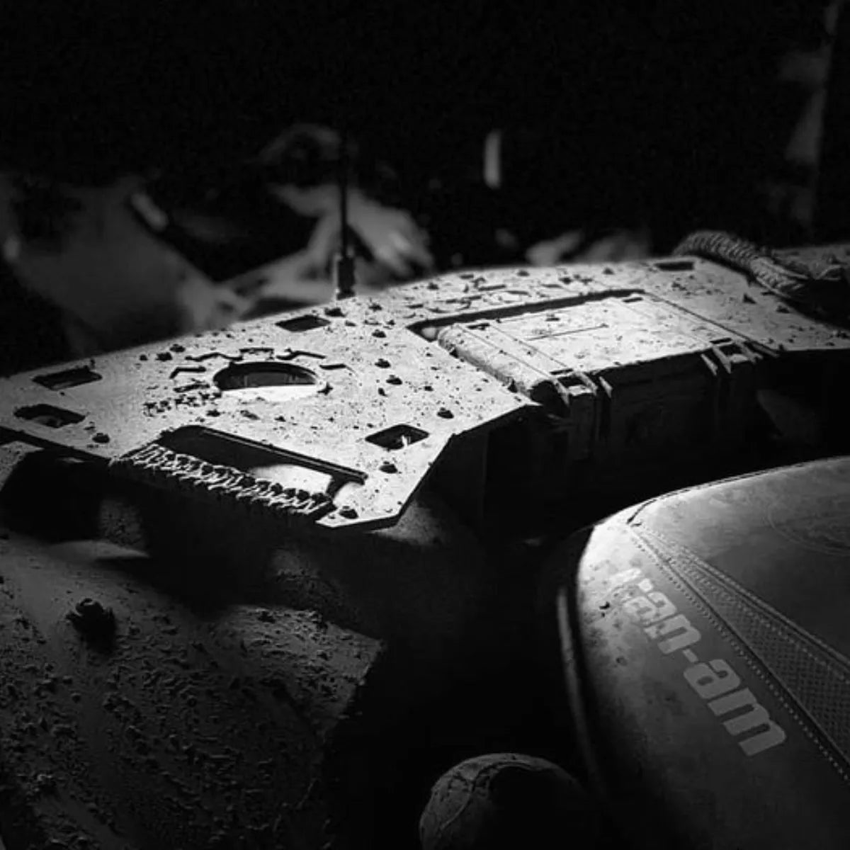 Lucky 7 CanAm Renegade & XMR Rear Rack w/ Storage Case 500 570 800