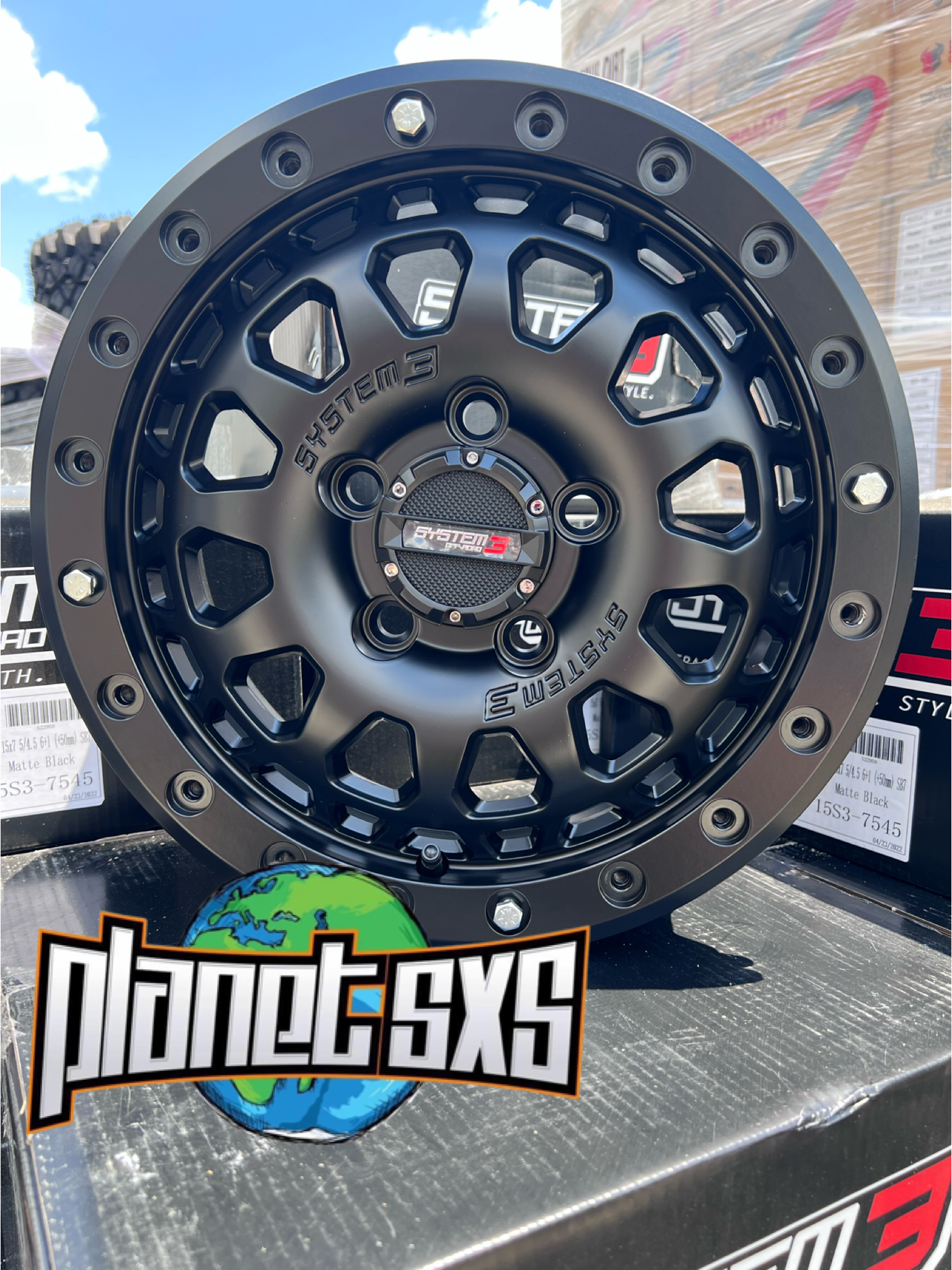 System 3 SB-6 Beadlocks Matte Black – Peterborough Powersports