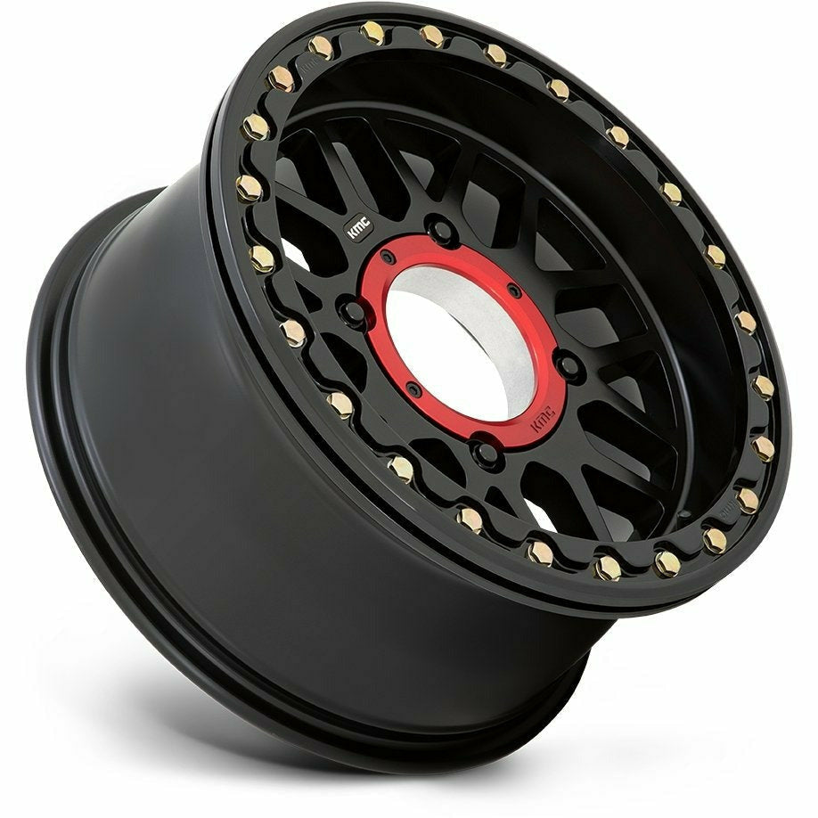 KMC KS235 Grenade Beadlock Wheel (Satin Black)