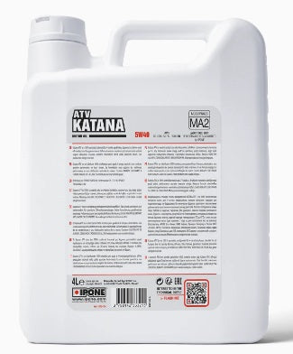 Load image into Gallery viewer, IPONE Katana ATV Motor Oil Full-Synthetic Lubricant 4-Stroke 5W40
