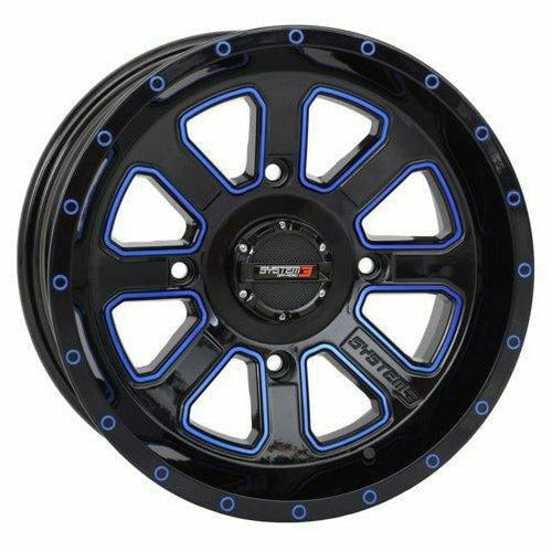 Load image into Gallery viewer, System 3 Off-Road ST-4 Wheel (Black/Blue)
