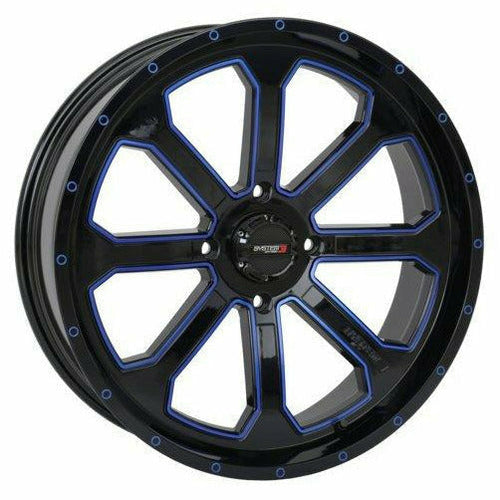 Load image into Gallery viewer, System 3 Off-Road ST-4 Wheel (Black/Blue)
