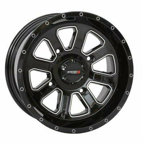 Load image into Gallery viewer, System 3 Off-Road ST-4 Wheel (Black/Machined)
