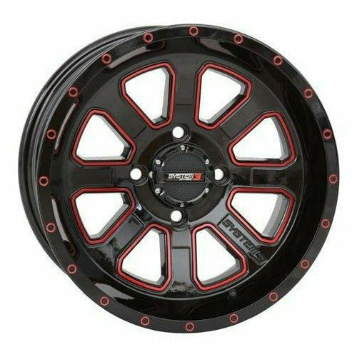 Load image into Gallery viewer, System 3 Off-Road ST-4 Wheel (Black/Red)
